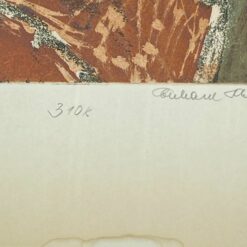 Eberhard Schlotter grafikos darbas, tir. 74/100, pasirašytas 2x30x60 cm