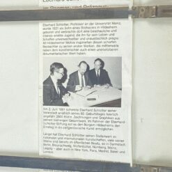 Eberhard Schlotter grafikos darbas, tir. 74/100, pasirašytas 2x30x60 cm