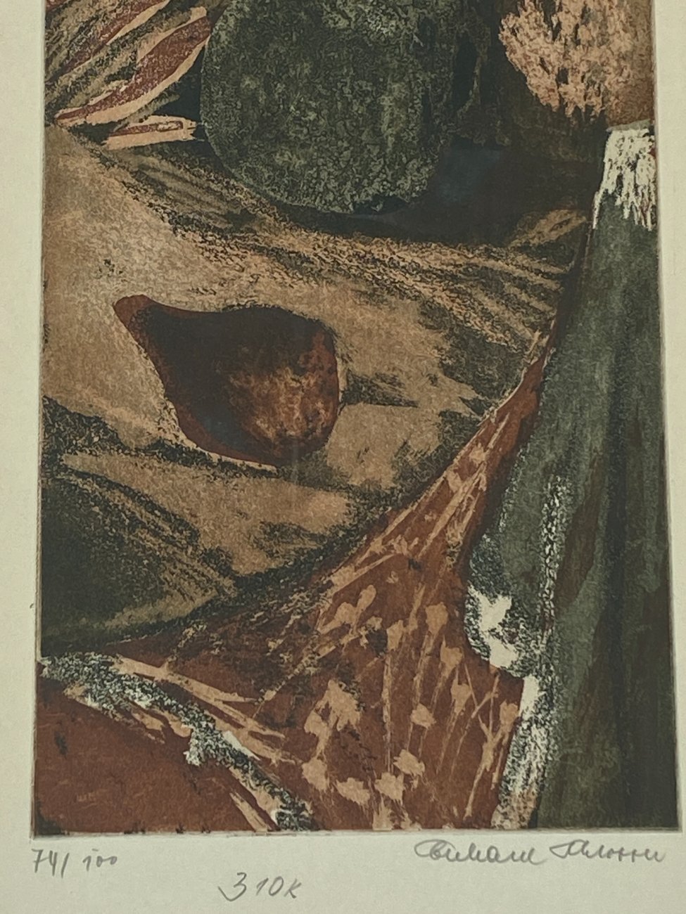 HN1172-grafika-ir-printai-5 Eberhard Schlotter grafikos darbas, tir. 74/100, pasirašytas 2x30x60 cm