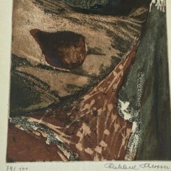 Eberhard Schlotter grafikos darbas, tir. 74/100, pasirašytas 2x30x60 cm