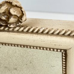 Itališkas “Spini” veidrodis šviesiu mediniu rėmu 7x117x87 cm