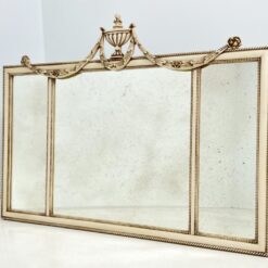 Itališkas “Spini” veidrodis šviesiu mediniu rėmu 7x117x87 cm