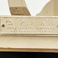 Itališkas “Spini” veidrodis šviesiu mediniu rėmu 7x117x87 cm