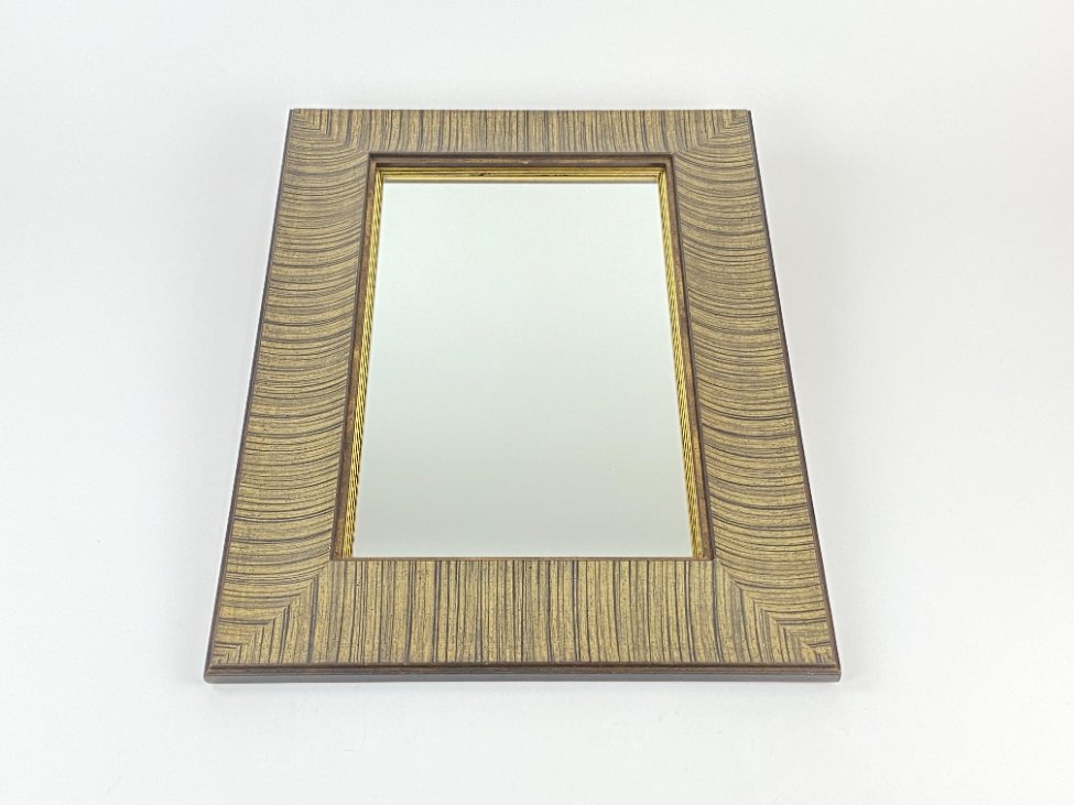 CY0351-veidrodziai-2 Stačiakampis klasikinio stiliaus veidrodis mediniame rėme 3x40x55,5 cm