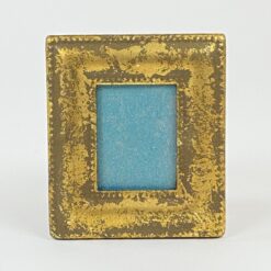 Miniatiūrinis kabinamas sendintas aukso spalvos rėmelis 1x8x9,5 cm