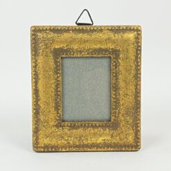 Miniatiūrinis kabinamas sendintas aukso spalvos rėmelis 1x8x9,5 cm