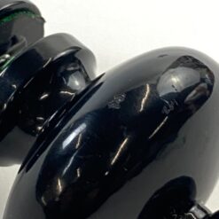 Dvipusė metalinė juodos spalvos durų rankena 11x5x5 cm