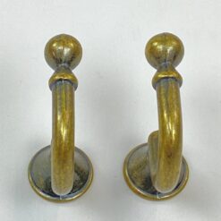 Miniatiūriniai žalvariniai kabliukai 2 vnt. komplektas 3×1,5×3 cm