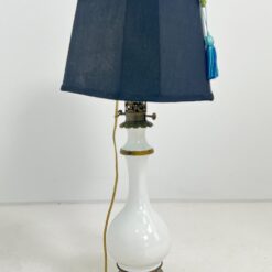 Stalinis keramikinis šviestuvas su žalvario detalėmis 23x36x66 cm