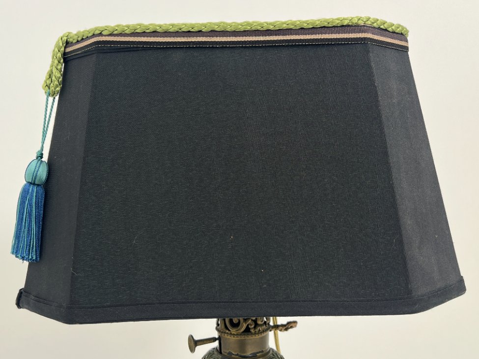 CY0380-staliniai-sviestuvai-6 Stalinis keramikinis šviestuvas su žalvario detalėmis 23x36x66 cm