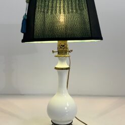 Stalinis keramikinis šviestuvas su žalvario detalėmis 23x36x66 cm