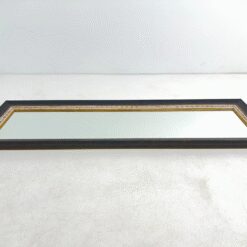 Siauras stačiakampis veidrodis sendintame mediniame rėme 5x46x145 cm