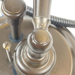 Bronzinė “Graff” termostatinė sieninė dušo sistema su vonios snapeliu ir dušo galvute 27×20,5×48 cm