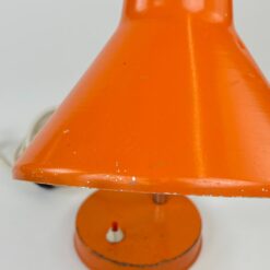 Reguliuojamas metalinis stalinis oranžinės spalvos šviestuvas 31x17x38 cm
