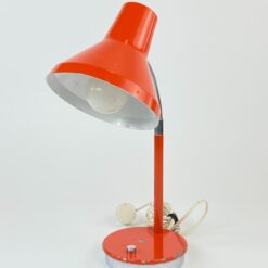 Reguliuojamas metalinis stalinis oranžinės spalvos šviestuvas 27x17x42 cm