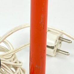 Reguliuojamas metalinis stalinis oranžinės spalvos šviestuvas 27x17x42 cm