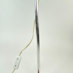 Vintažinis reguliuojamas raudonos spalvos stalinis šviestuvas 39x16x63 cm