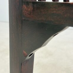 Raudonmedžio krėsliukas su ratanu 49x54x76 cm, 46 cm