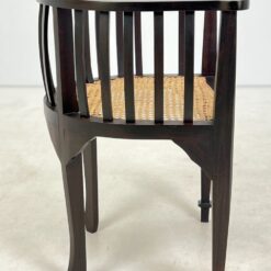 Raudonmedžio krėsliukas su ratanu 49x54x76 cm, 46 cm