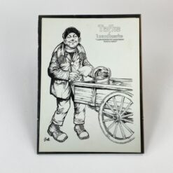 Leo de Budt (Buth) darbo "Tafke" printas, įstiklintas 1x30,5x40 cm