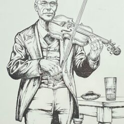 Leo de Budt (Buth) darbo “Koarelke Waeri” printas, įstiklintas 1×30,5×40 cm