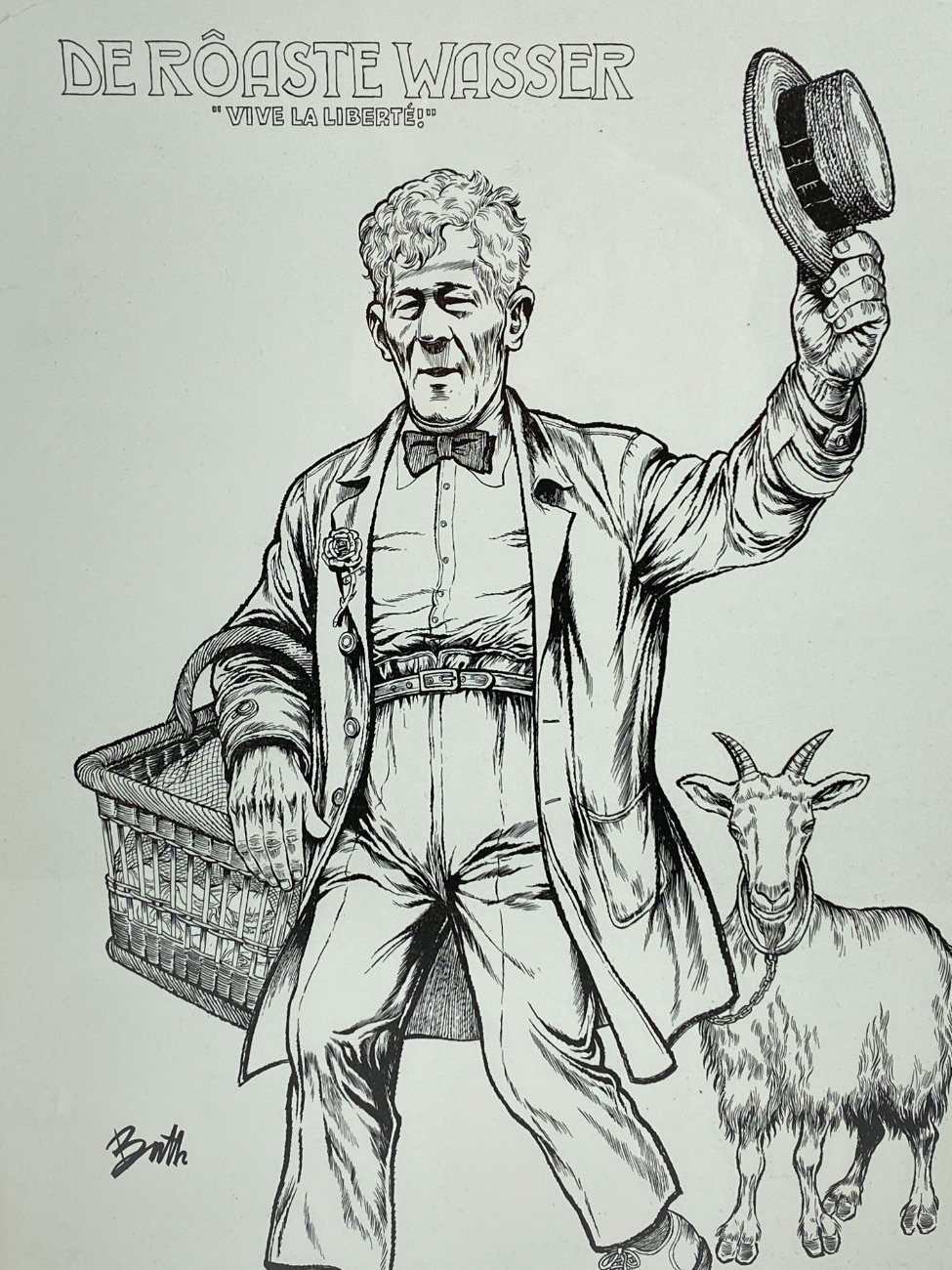 DN0301-grafika-ir-printai-5 Leo de Budt (Buth) darbo “De Roaste Wasser” printas 1×30,5×40 cm