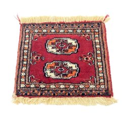 Vilnonis rankų darbo kilimėlis "Bukhara" 35x32,5x0,8 cm