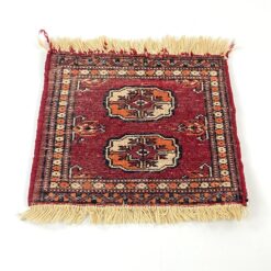 Vilnonis rankų darbo kilimėlis “Bukhara” 35×32,5×0,8 cm
