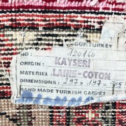 Vilnos ir medvilnės rankų darbo kilimas “Kayseri” 310x197x0,4 cm