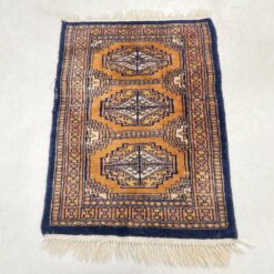 Vilnonis rankų darbo kilimėlis "Bukhara" 73x48x0,4 cm