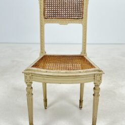 Medinės rokoko stiliaus kėdutės su ratanu 2 vnt. kompl. 39x45x88 cm, 45 cm