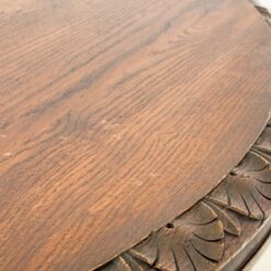 Ąžuolinis valgomojo stalas 124x139x78 cm