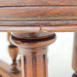 Ąžuolinis valgomojo stalas 124x139x78 cm