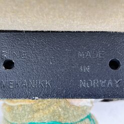 Raudonmedžio darbo krėslas su oda 68x68x95 cm, 46 cm