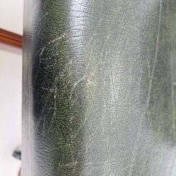 Raudonmedžio darbo krėslas su oda 68x68x95 cm, 46 cm