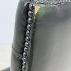 Raudonmedžio darbo krėslas su oda 68x68x95 cm, 46 cm