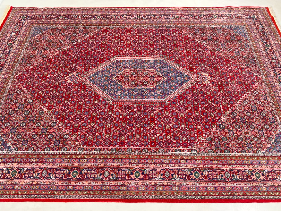 DN0359-kilimai-3 Vilnonis rankų darbo kilimas “Bidjar” 389x280x1 cm