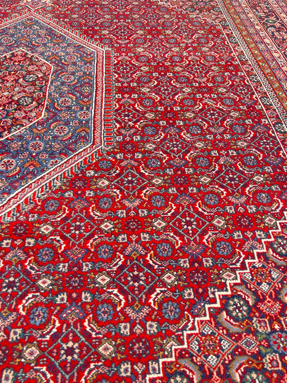 DN0359-kilimai-9 Vilnonis rankų darbo kilimas “Bidjar” 389x280x1 cm