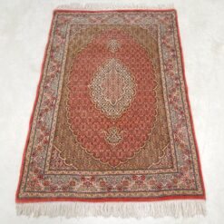 Vilnos ir šilko rankų darbo kilimas "Tabriz" 160x101x0,4 cm