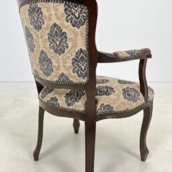 Medinio rėmo krėslas su gobelenu 59x61x84 cm, 46 cm