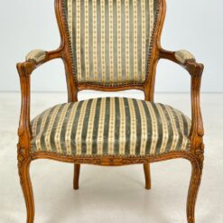 Ąžuolinio rėmo krėslas su gobelenu 61x60x86 cm, 45 cm