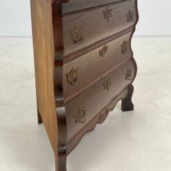 Ąžuolinė kampinė trijų stalčių komoda 41x79x65,5 cm