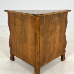 Ąžuolinė kampinė trijų stalčių komoda 41x79x65,5 cm