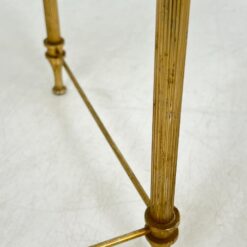 Žalvario lizdiniai staliukai su onikso imitacija 3 vnt. kompl. 31x60x46 cm