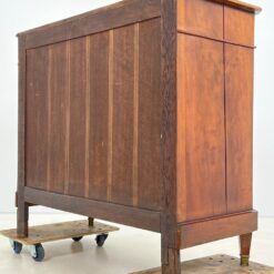 Riešutmedžio dviejų stalčių ir dviejų durų komoda 52,5×122,5×108,5 cm