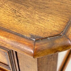 Riešutmedžio dviejų stalčių ir dviejų durų komoda 52,5×122,5×108,5 cm