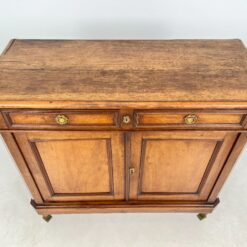 Riešutmedžio dviejų stalčių ir dviejų durų komoda 52,5×122,5×108,5 cm