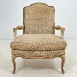 Klasikinis sendinto medinio rėmo krėslas su gobelenu 79x75x101 cm, 47 cm