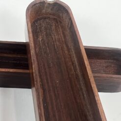 Medinės inkrustuotos valgymo lazdelės su dėžute 3x27x2 cm