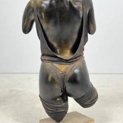 Christian Defays moters torso skulptūra su apšvietimu 29x49x89 cm